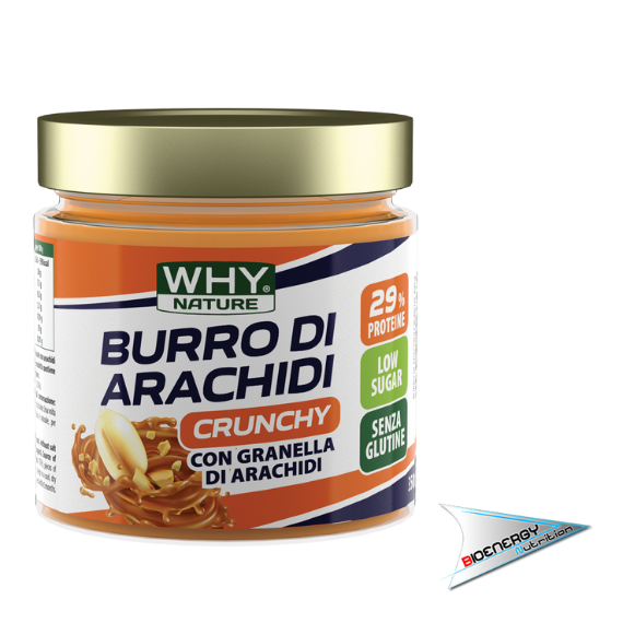 Why-BURRO DI ARACHIDI (Conf. 350 gr)    Crunchy 
